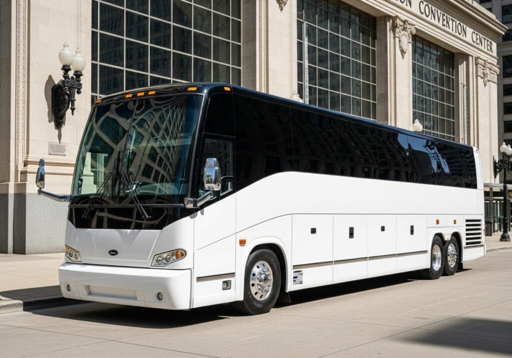 Charter bus rental in Chicago