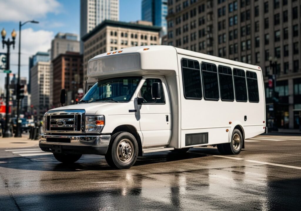 Mini bus rental in Chicago